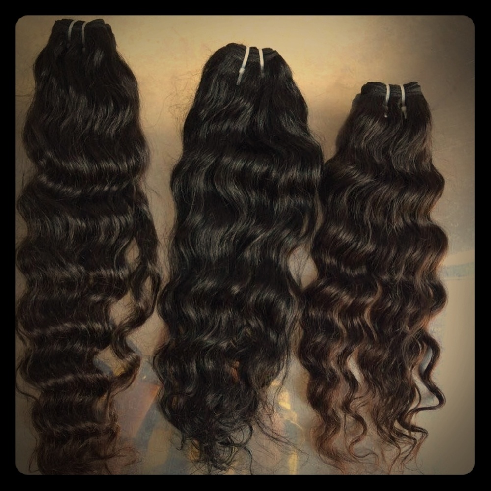 Raw Indian hair extensions